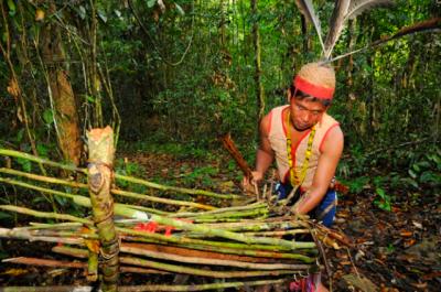 indigenous Borneo man